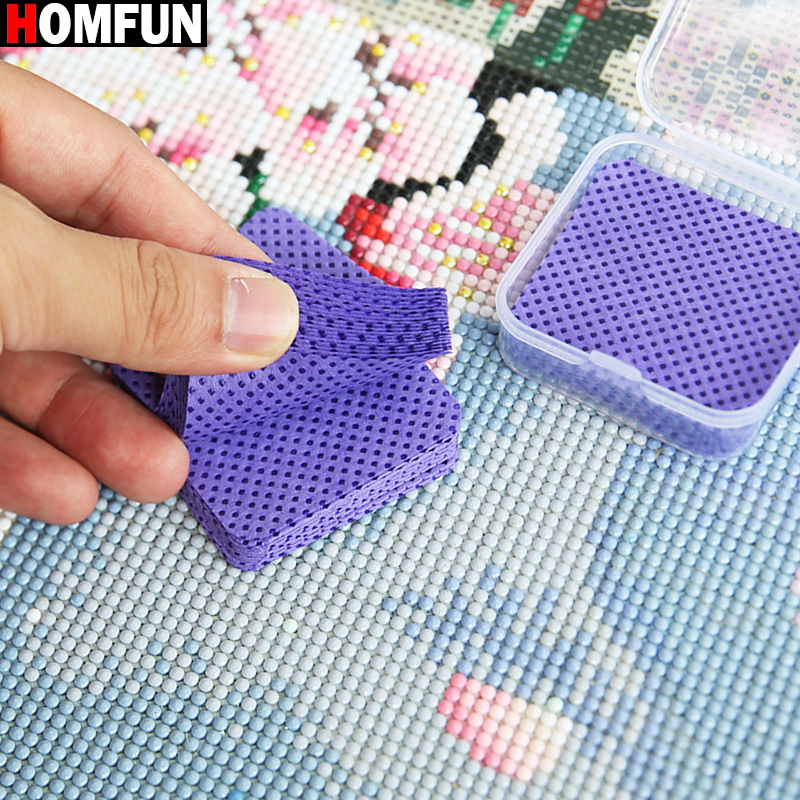 Resin Art Case - HOMFUN 50Pcs/Set Diamond Painting Cleaning -