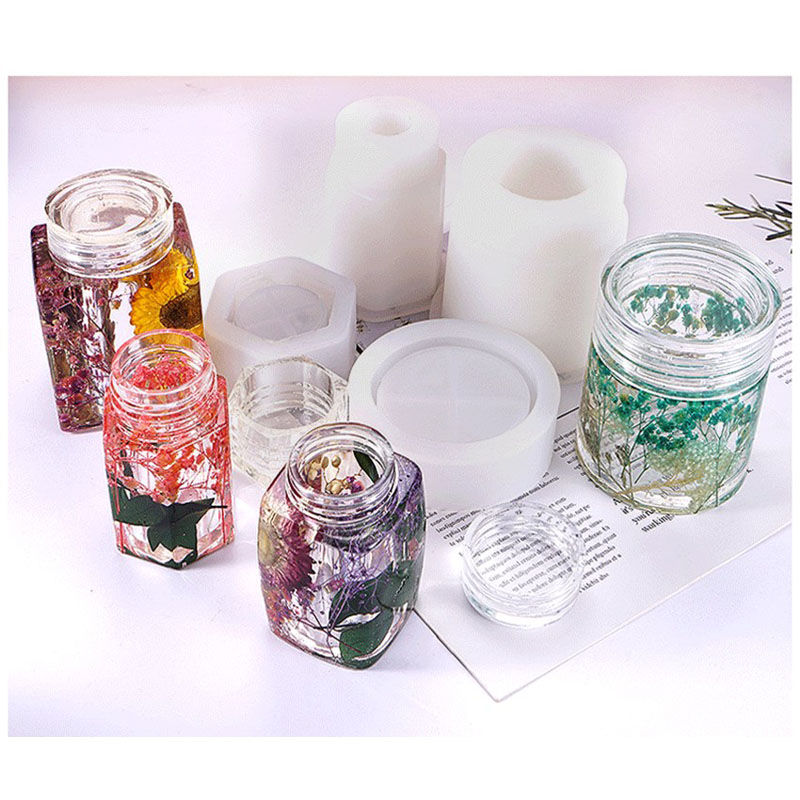 Resin Art Case - DIY Crystal Drop Mold Bottle Storage