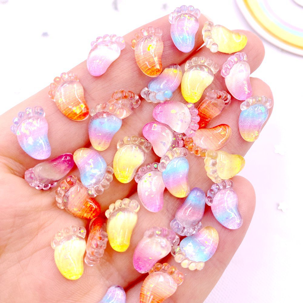 Resin Art Baby - 50pcs Glitter Resin Colorful Mini Crystal