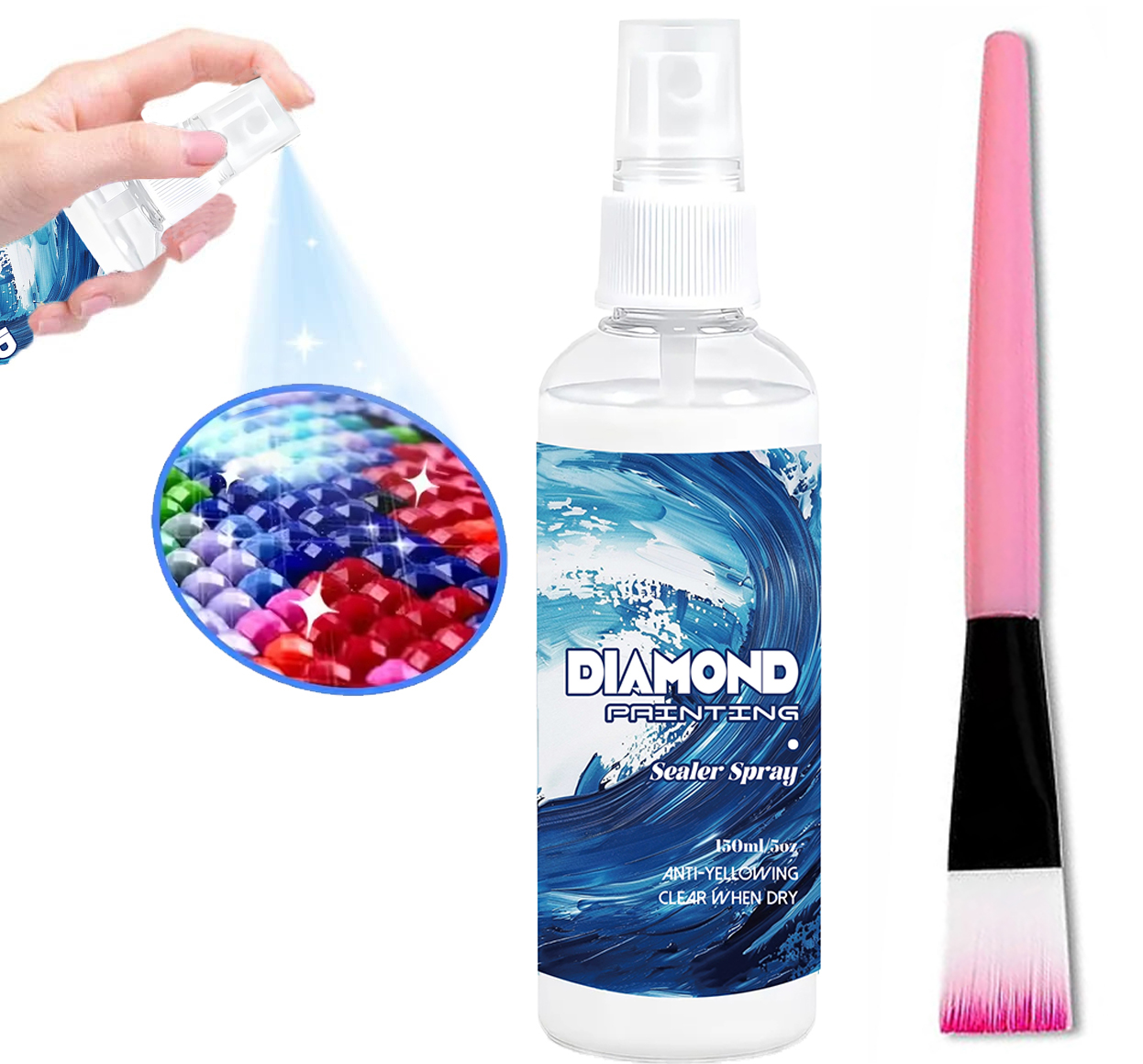 150ml Diamond Painting Sealant - Resin Art Work recension och pris