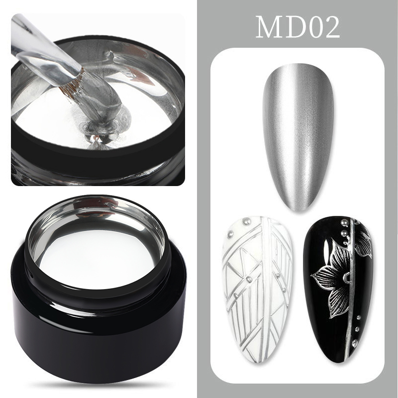 BORN PRETTY 5ml Metal Gel Nail - Resin Art Rose recension och pris