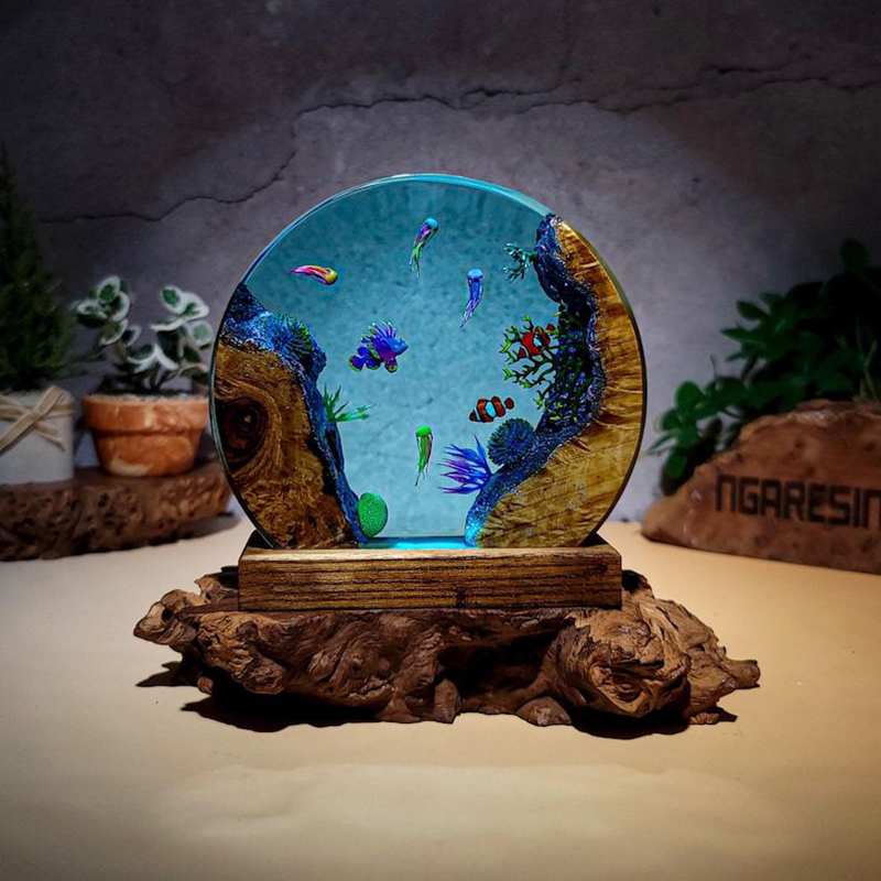 Ocean Aquarium Organism Resin  - Resin Art Baby recension och pris