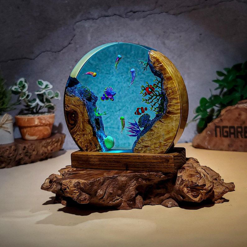 Ocean Aquarium Organism Resin  - Resin Art Baby recension och pris