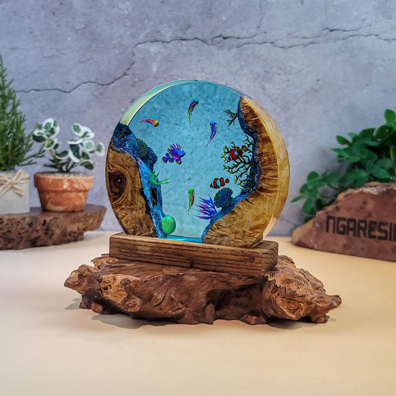 Ocean Aquarium Organism Resin  - Resin Art Baby recension och pris