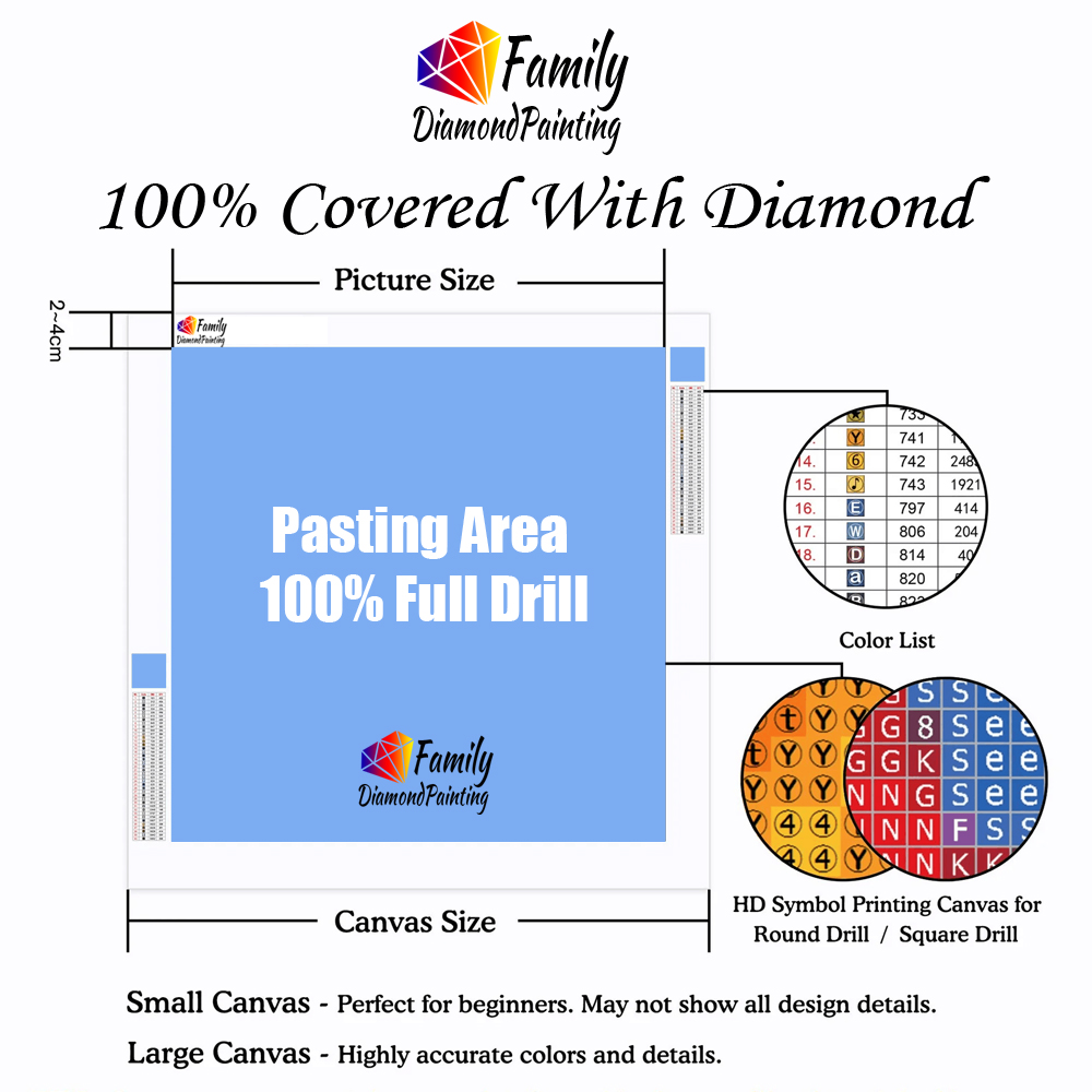 Diamond Painting Family Colorf - Resin Art Baby recension och pris