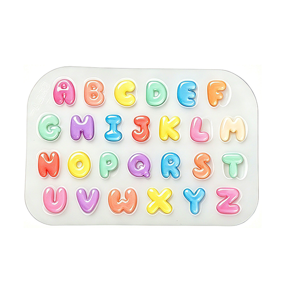2Pcs Mini Letter Silicone Mold - Resin Art Alphabet recension och pris