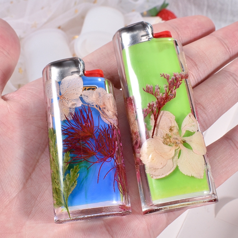 Cigarette Lighter Cover Silico - Resin Art Case recension och pris