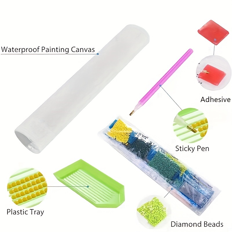 Flower Pattern DIY Diamond Art - Resin Art Work recension och pris