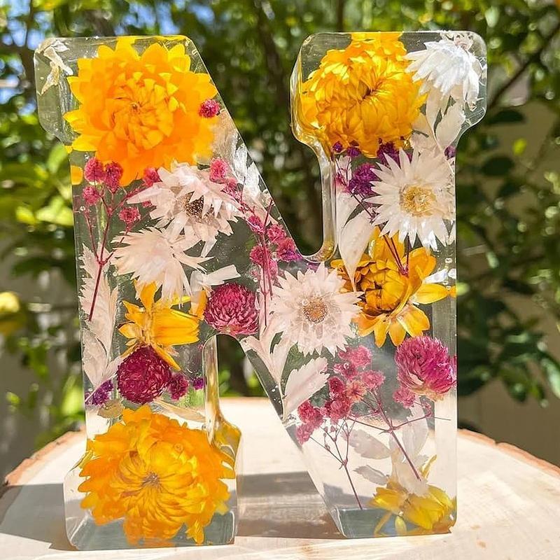 Floral 26 Letters Night Lights - Resin Art Alphabet recension och pris