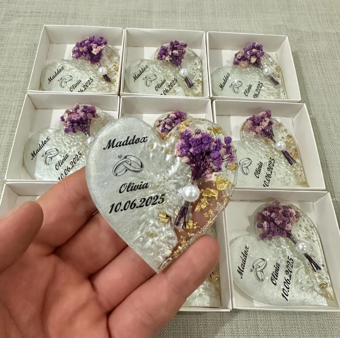 Personalized Wedding Favor Mag - Resin Art Baby recension och pris