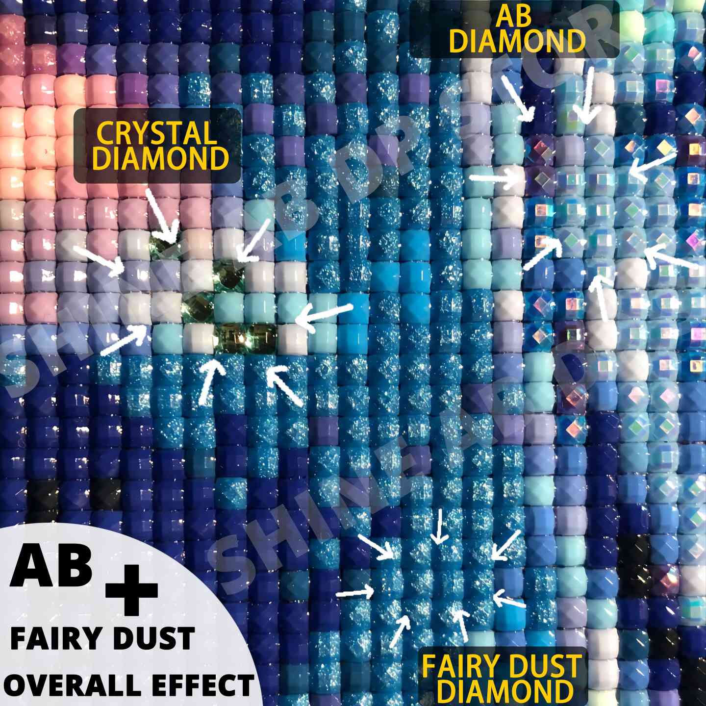 Resin Immortal Dust Ab Crystal - Resin Art Case recension och pris